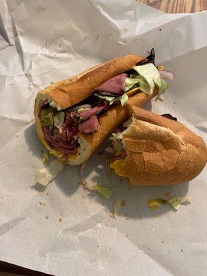 Pastrami grinder