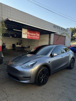 Tesla tinted