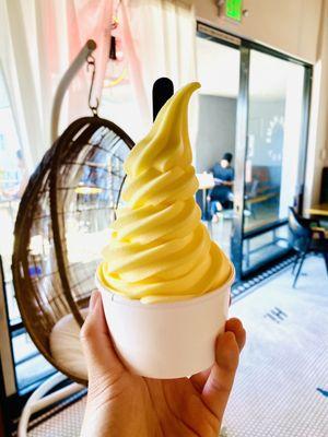 Pineapple Dole Whip Soft Serve