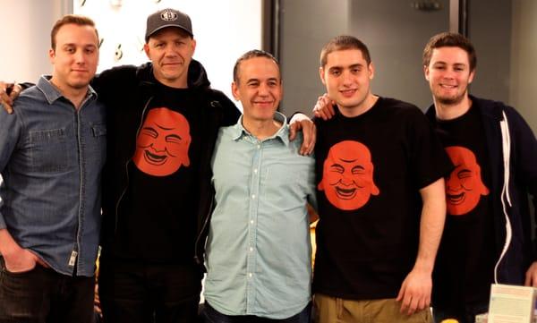 Laughing Buddha Comics with Gilbert Gottfried after the show at New Paltz University