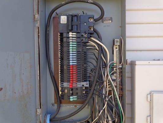 A old Sylvania panel electrical panel needs to be replaced.