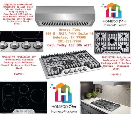 In stock appliances