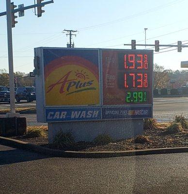 Yesssssss, your seeing this right... $1.93 Gallon