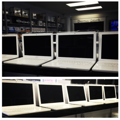 Recertified White Unibody MacBooks.