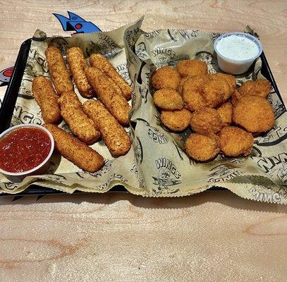 [Mon.7.Aug.2023 @ 12pm] Cheese Sticks & Spicy Deep Fried Pickles Wings Etc., Belpre Ohio