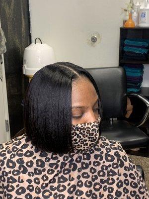 Quick weave bob