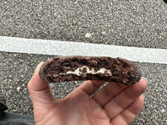 Chocolate cheesecake cookie