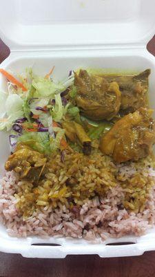 Curry  chicken  lunch special $4.50