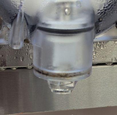 Molding slurpee nozzle