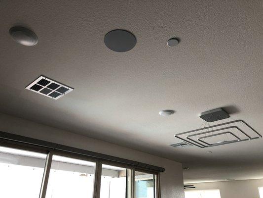 in-ceiling speaker for kitchen.