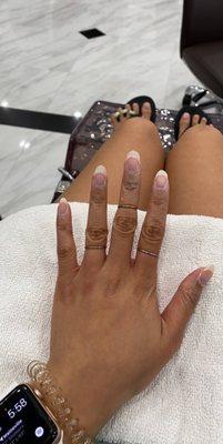 My natural nails grew thanks to Wynn Nail Spa's experts in nail care!