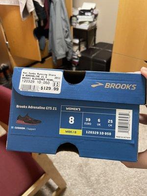 Brooks Adrenaline GTS 21