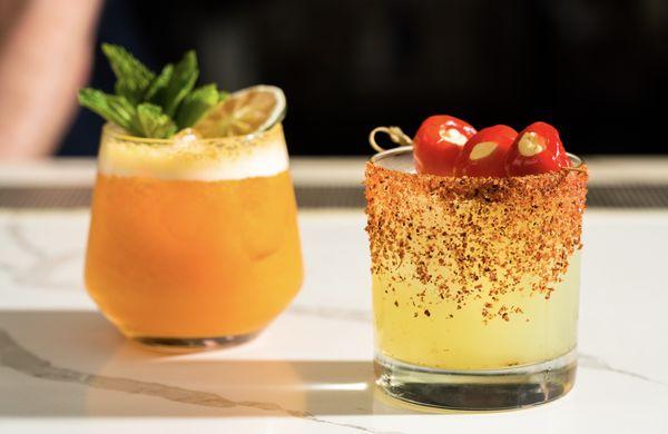 Signature Cocktails:
PURE PASSION 
SMOKE & FIRE