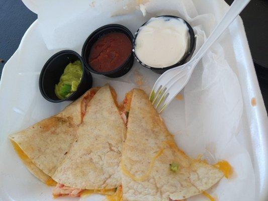 Lobster quesadilla