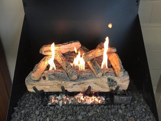 RH Peterson G( series Burner with split oak logs