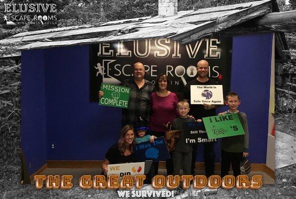 We escaped!