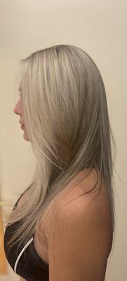 Pearl blonde Highlights