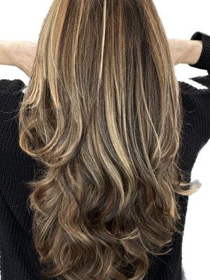 This is what a reverse balayage is. Bring depth back into your hair.