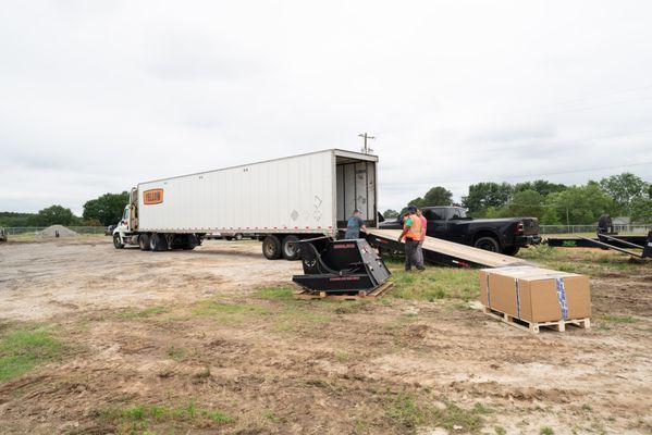 Skid steer, tractor, and excavator attachments backed by unbeatable service!