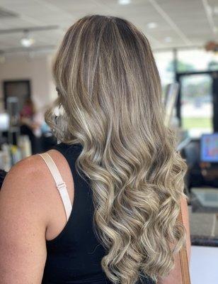 Cool blonde balayage by Karina