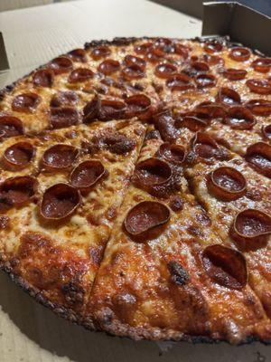 Pepperoni Bar Pizza