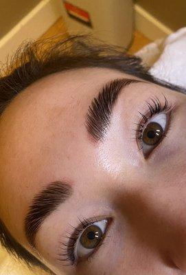 Keratin Lash lift + Brow Lamination