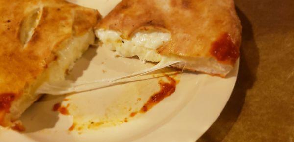 Cheese calzone