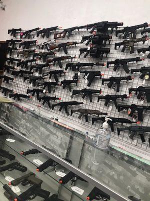 One of the 2 gun walls.