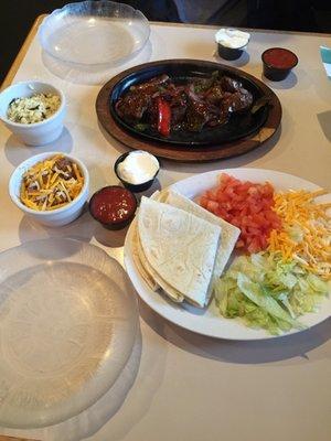 Splitting Fajitas at L.J's Kilkare!