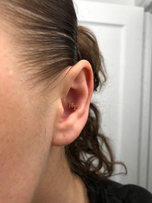 Conch piercing