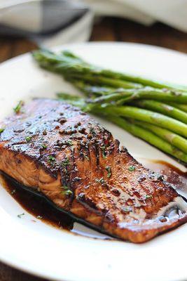 Balsamic Glazed Norwegian Salmon