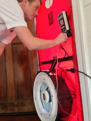 Whole House Blower Door Test