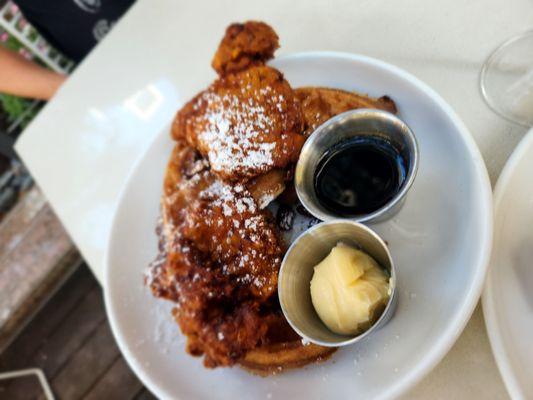 Chicken and waffles