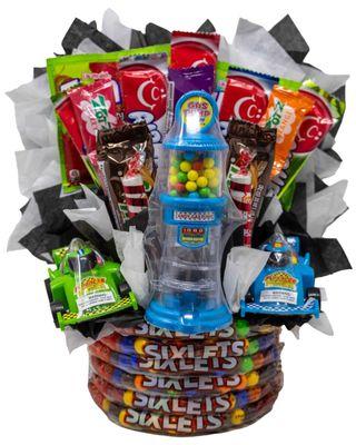 Formula 1 Race care Themed candy bouquet