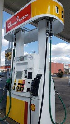 The pump I used at Shell gas station