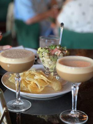 Crab Ceviche & Espresso Martini