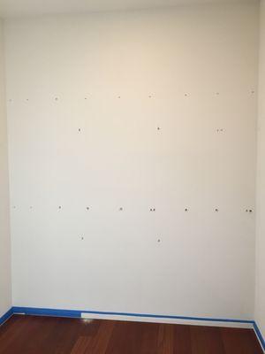 wall of holes