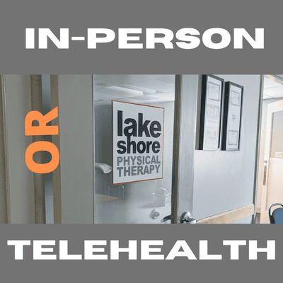 Virtual physical therapy via telehealth OR in-person care