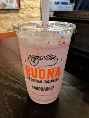 Buona: Crunchy Peppermint Shake