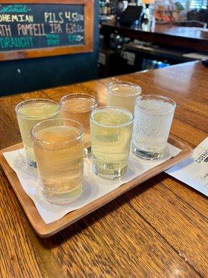 Cider flight