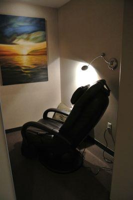 Massage chair.  Who doesn't need to relax a little?