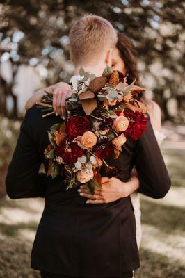 Stunning bouquet. Daisy from Gallery Flowers created this gorgeous bouquet.