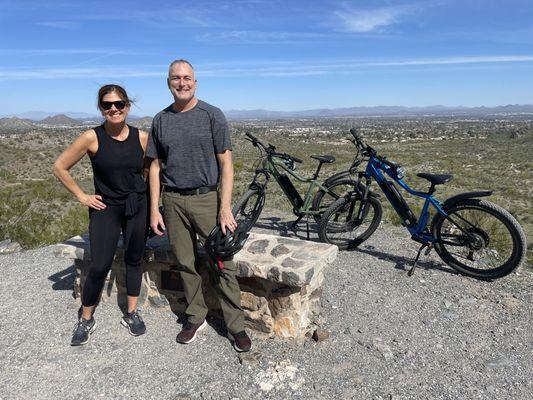 Rode to look out on north mountain