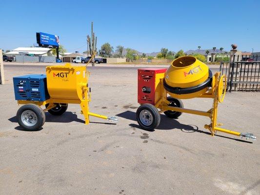 Brand new Menegotti mixers. All have Honda Engines
All in stock and ready to work!