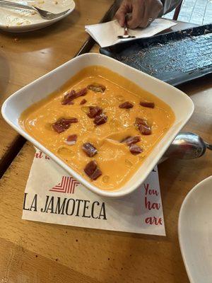 Salmorejo, in my humble opinion better than gazpacho