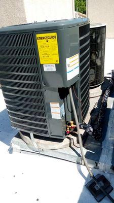 We service heat pump systems and water source heat pump air conditioning and heating