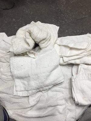 Nasty ass towels.  Look worn out and just nasty.