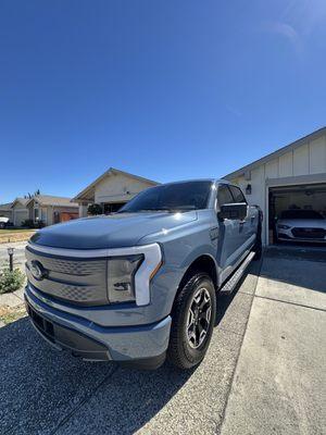 F150 Lightning coated in Icon Rocklear by Coating Kings Studio