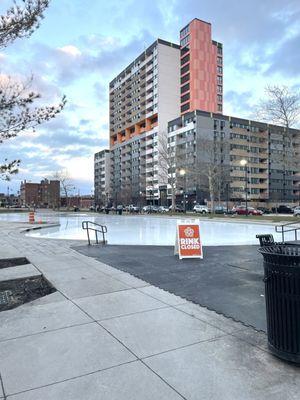 Ice skating rink located in Martin Luther King Jr. Memorial Park (pic taken on 02/10/2024)