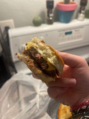 Thanks for the undercooked big mouth burger bites!!!